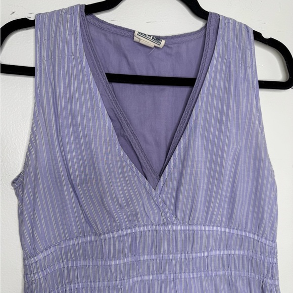 Converse One Star stripes vneck midi cotton blend skater dress y2k skater farm - Picture 2 of 6